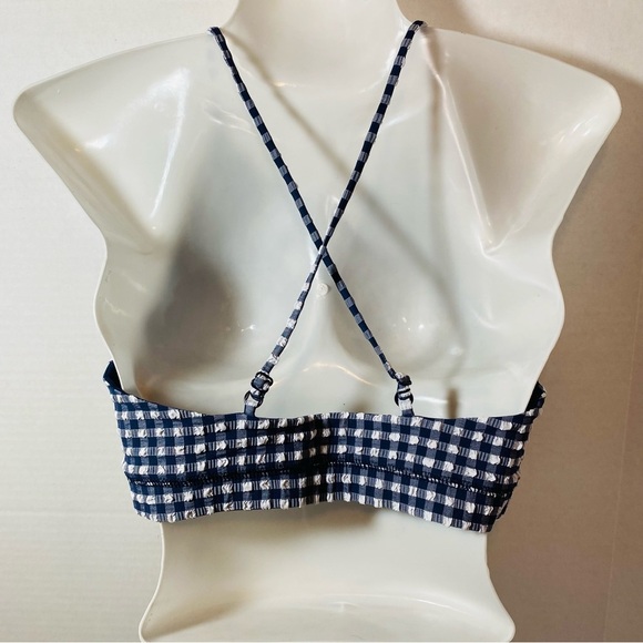 J. Crew Gingham Halter Top Sz--Small - Picture 3 of 4